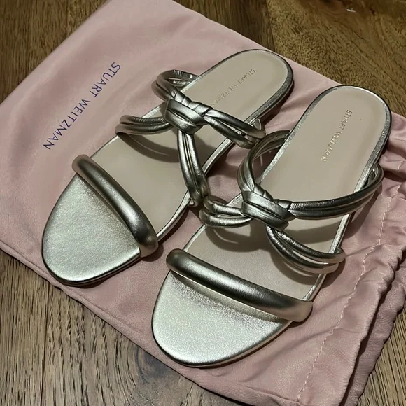 関税送料込Stuart Weitzman Knot Flat Sandals Stuart Weitzman | Shoes | Stuart Weitzman Twist Knot Flat